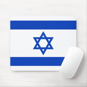Israel flag mouse pad