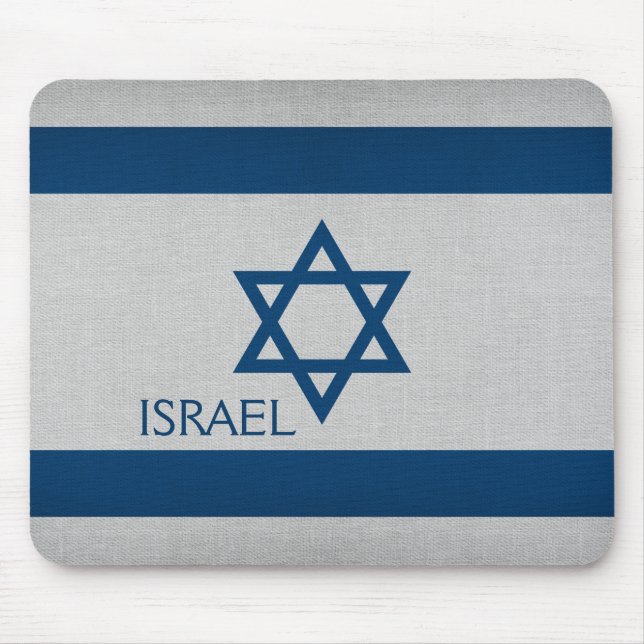 Israel Flag Mouse Pad (Front)