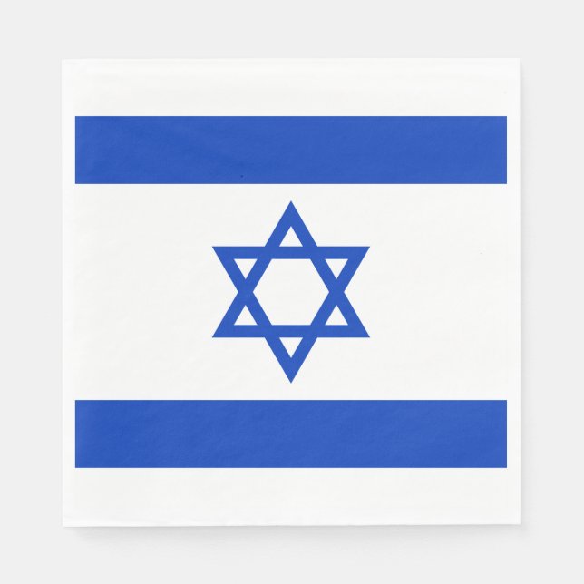 Israel Flag Napkin (Front)