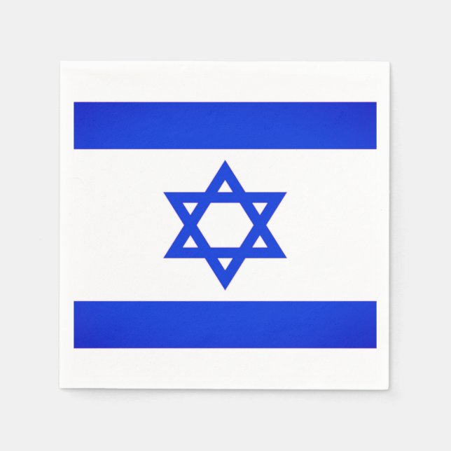 Israel Flag Napkins (Front)