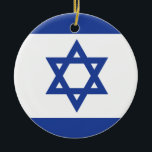 Israel Flag Ornaments<br><div class="desc">The Yehudis L Store has created hundreds of Jewish products and is constantly expanding.  Tell your friends and send them our link:  http://www.zazzle.com/YehudisL*</div>