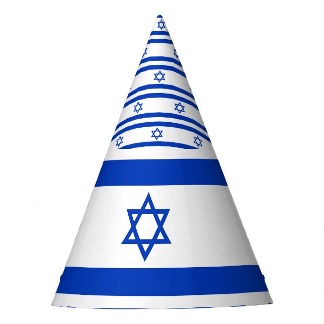 Israel Flag Party Hat (Front)