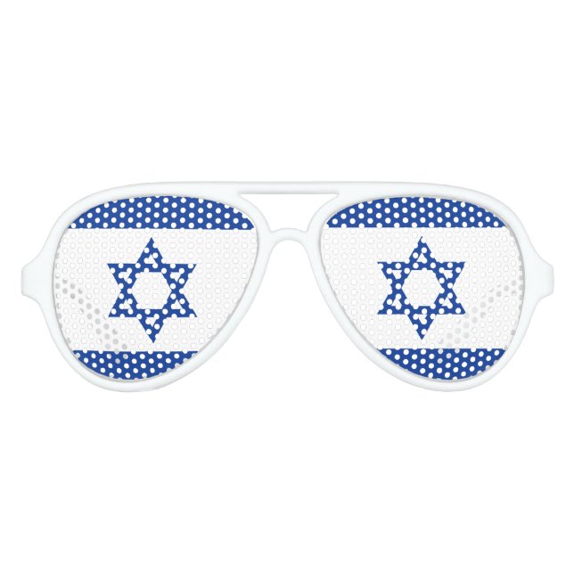 Israel flag party shades (Front)
