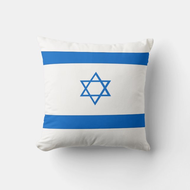 Israel Flag Pillow (Front)