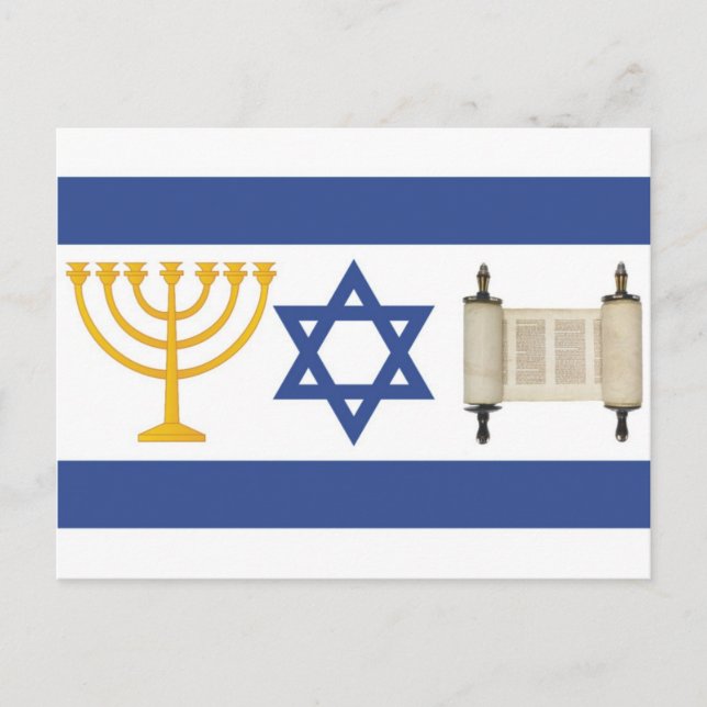 Israel Flag Postcard (Front)
