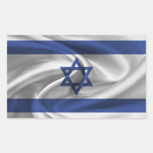 Israel Flag Rectangular Sticker