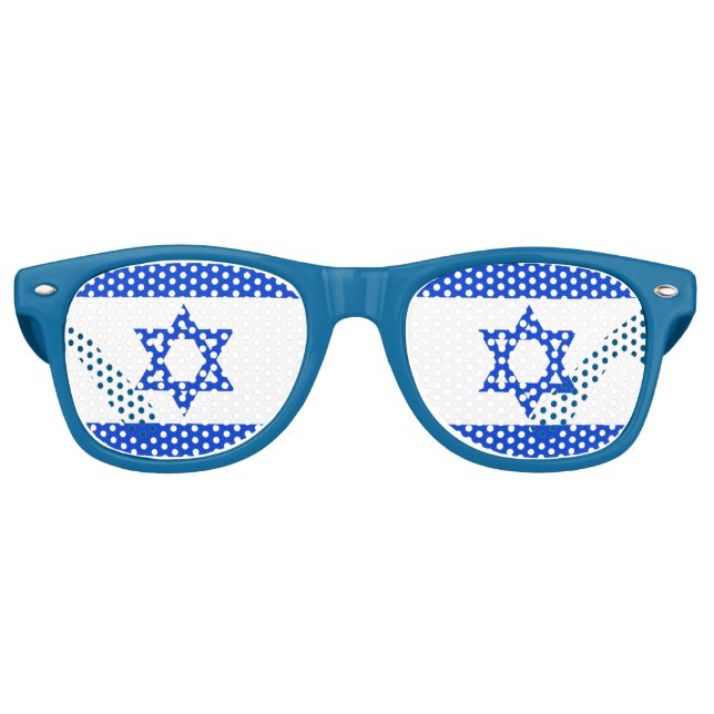 ISRAEL FLAG SUNGLASSES SHADES (Front)