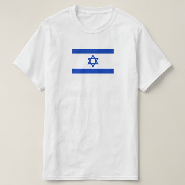 israel flag t-shirt (Design Front)