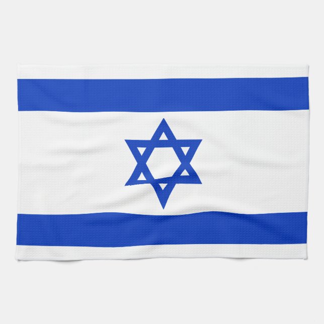Israel Flag Tea Towel (Horizontal)