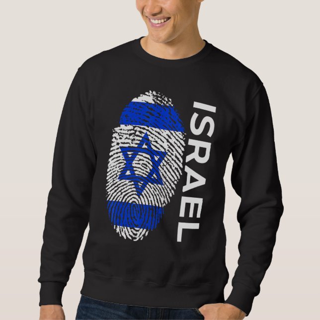 Israel Flag Team Jersey Sleeve Tee (Front)