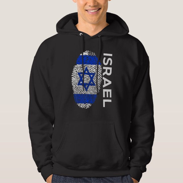Israel Flag Team Jersey Sleeve Tee (Front)