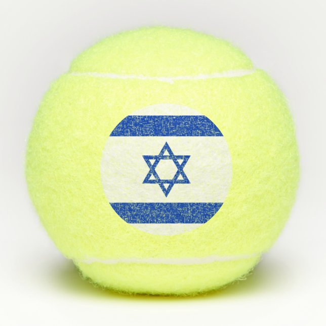 Israel Flag Tennis Balls (Front)