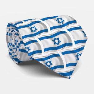 Israel Flag Tie