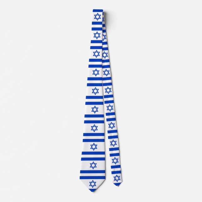 Israel Flag Tie (Front)