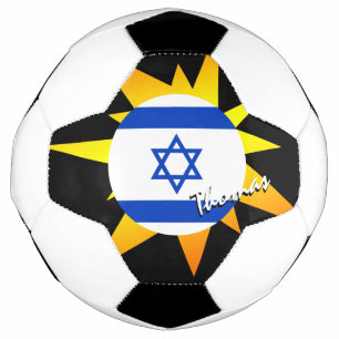 Israel Football & Israeli Flag / BANG Soccer Ball
