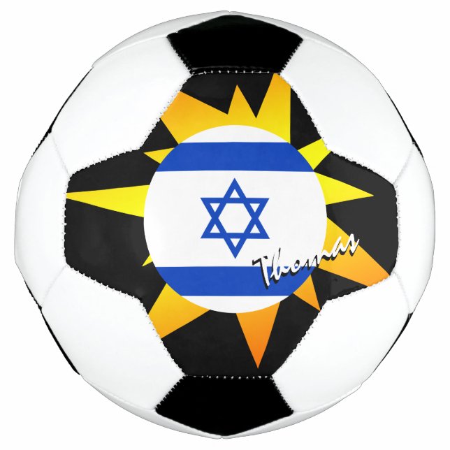 Israel Football & Israeli Flag / BANG Soccer Ball (Front)