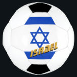 Israel Football & Israeli Flag / Sport Soccer Ball<br><div class="desc">Soccer Ball: Israel & Israeli flag soccer ball personalised name - love my country,  favourite team,  park champions,  patriots / sports fans</div>