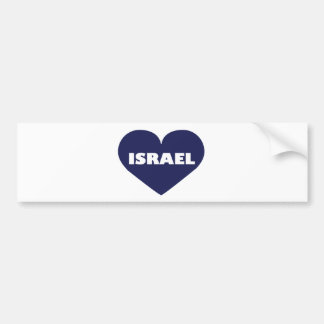 Israel in My Hart Bumper Sticker