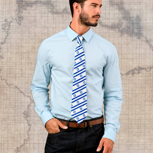 Israel & Israeli Flag fashion / business Tie (Creator Uploaded)