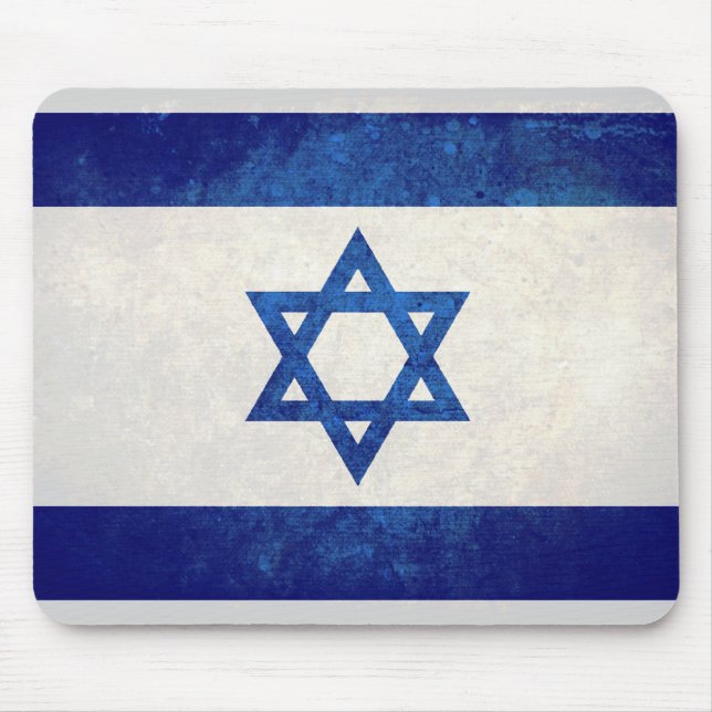 Israel; Israeli Flag Mouse Pad (Front)
