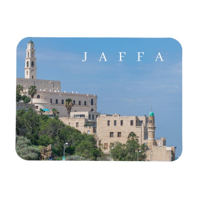Israel Jaffa Old Town view fridge magnet (Horizontal)