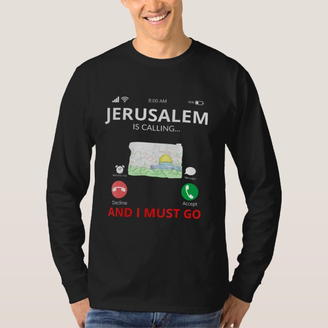 Israel Jerusalem T-Shirt (Front)
