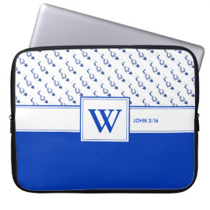 ISRAEL Messianic Christian Monogram Bible Laptop Laptop Sleeve