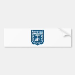 Israel National Emblem Bumper Sticker
