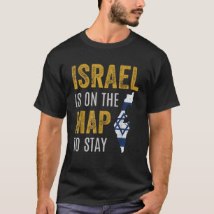 Israel on the Map Jewish Homeland Tee