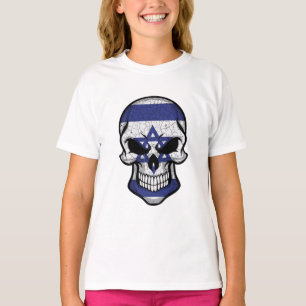 Israel Smiling Skull Flag T-Shirt