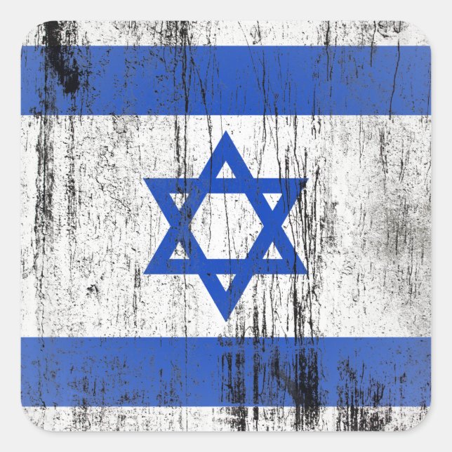 Israel Square Sticker (Front)