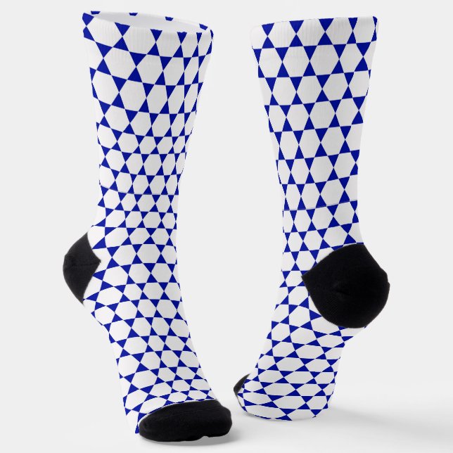 israel star of david socks (Angled)