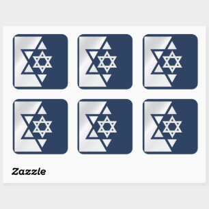 Israel Strong Flag Square Sticker