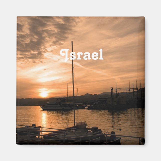 Israel Sunset Magnet (Front)