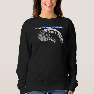 Israel Table Tennis  Israeli Ping Pong Team Suppor Sweatshirt