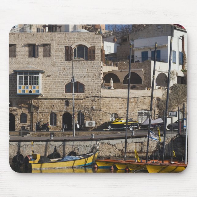 Israel, Tel Aviv, Jaffa, Jaffa Old Port Mouse Pad (Front)