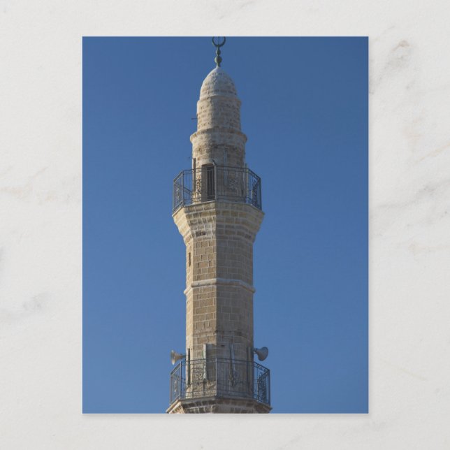 Israel, Tel Aviv, Jaffa, mosque minaret Postcard (Front)