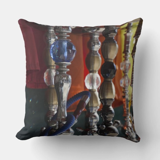 Israel, Tel Aviv, Jaffa, sheesha water pipes Cushion (Front)
