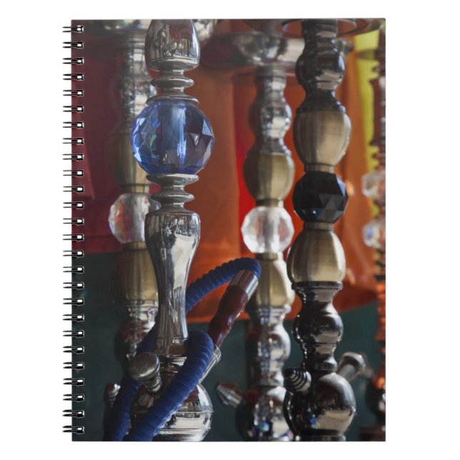 Israel, Tel Aviv, Jaffa, sheesha water pipes Notebook (Front)