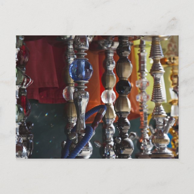 Israel, Tel Aviv, Jaffa, sheesha water pipes Postcard (Front)