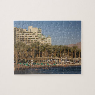 Israel, The Negev, Eilat, Red Sea beachfront 2 Jigsaw Puzzle
