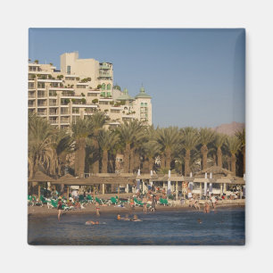 Israel, The Negev, Eilat, Red Sea beachfront 2 Magnet