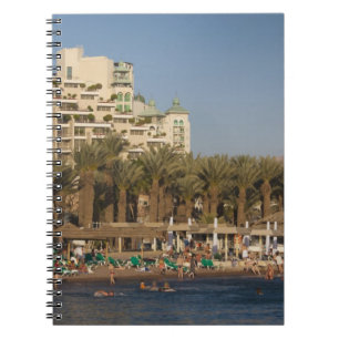 Israel, The Negev, Eilat, Red Sea beachfront 2 Spiral Notebook