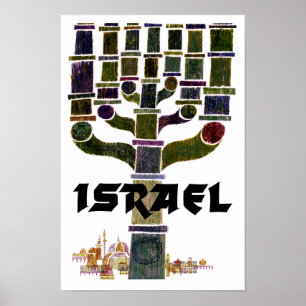 Israel travel poster