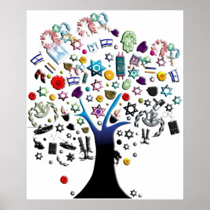 Israel Tree Poster