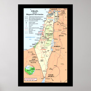 Israel - Understanding The Boundary Disputes Poster
