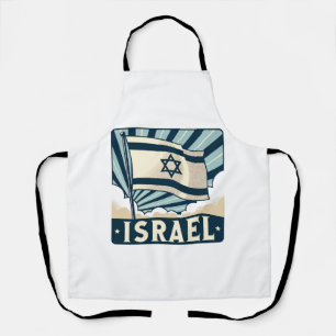 Israel  Vintage Travel Poster Apron