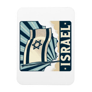 Israel Vintage Travel Poster Magnet