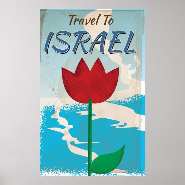 Israel Vintage vacation Poster (Front)