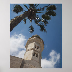 Israel, West Bank, Bethlehem, Mosque of Omar Poster